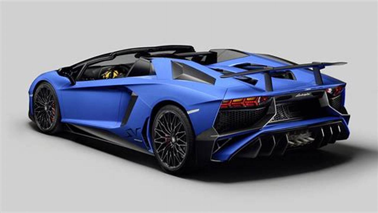 Unleash the Ultimate Driving Experience: The Lamborghini Aventador Roadster