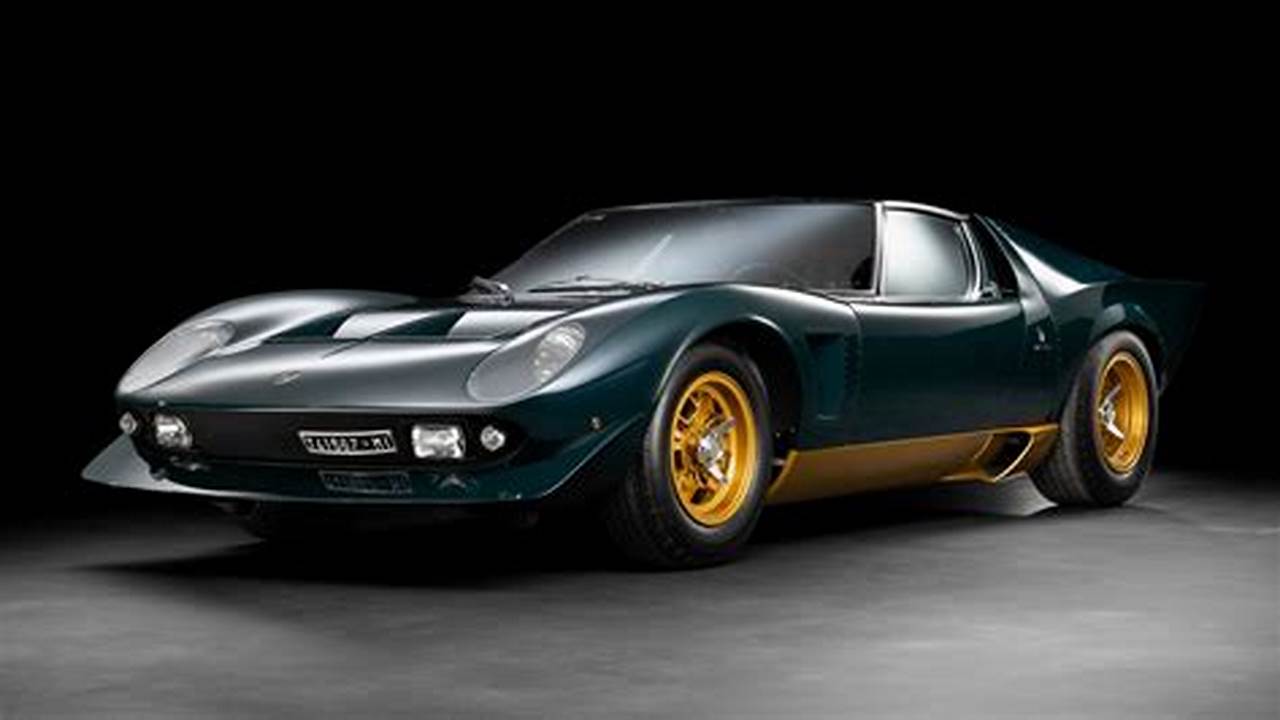 The Lamborghini Miura P400: A Legendary Sports Car