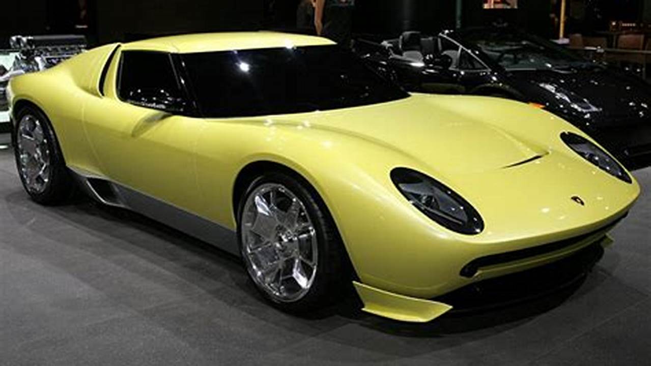 The Lamborghini Miura Concept: A Legendary Supercar