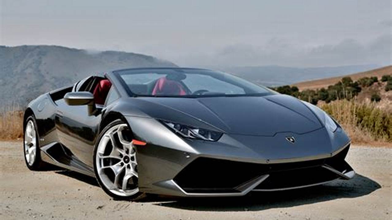 Unleash the Thrill: Experience the Lamborghini Spyder's Unparalleled Performance