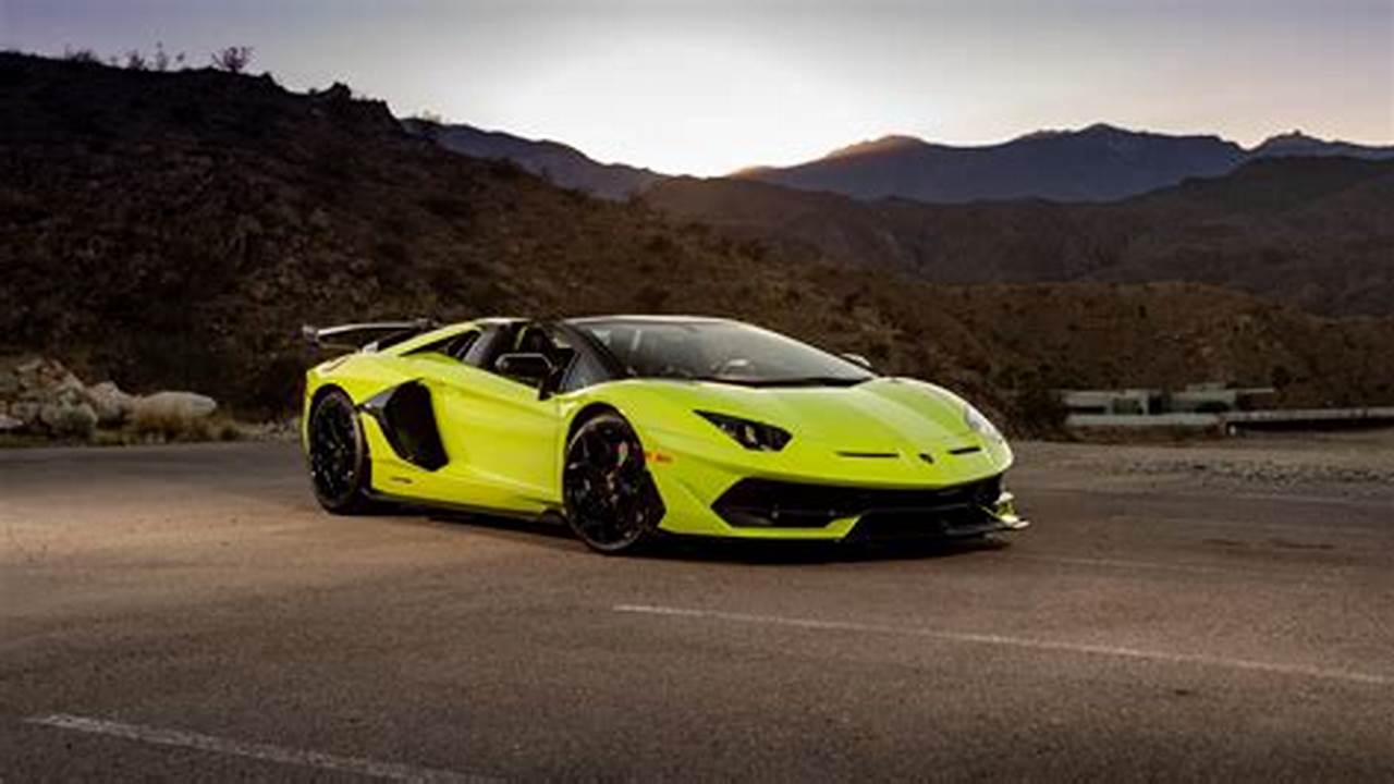 Unleash the Beast: Lamborghini Aventador SVJ Roadster - The Ultimate Driving Experience