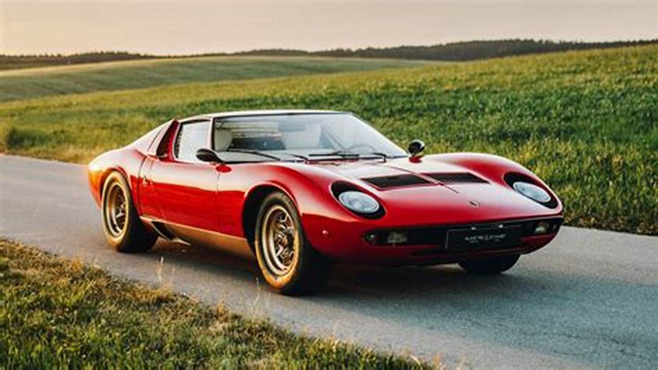 The Ultimate Guide to Lamborghini Miura Prices: A Collector's Insight